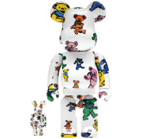 Mo hinh Bearbrick x Grateful Dead 'Dancing Bear'