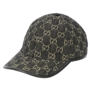 Mu Gucci Common GG Denim Ball Cap 'Black' 656206-3HAF8-1060