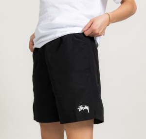 Quan Stussy Stock Water Shorts 'Black'