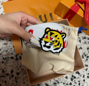 That Lung Louis Vuitton Reversible Belt 'Tiger' M0486T