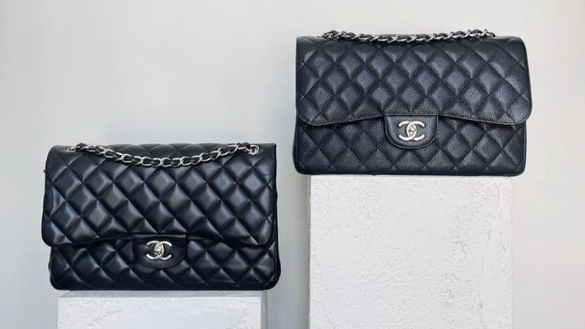 Van de nan giai ve tui xach: Chanel Caviar hay Lambskin?