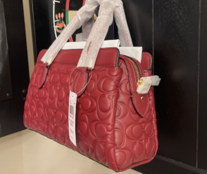 Tui Coach Mini Darcie Carryall Signature 'Cherry' CM050-IMCHE