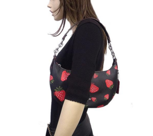 Tui Coach Peyton Hobo Wild Shoulder Bag 'Strawberry Print' CH330-SVA47
