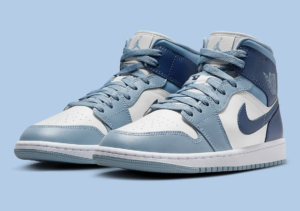 Giay Nike Air Jordan 1 Mid 'Two-Tone Blue' BQ6472-140