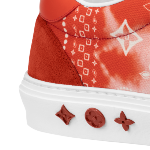 Giay Nam Louis Vuitton Lv Ollie Trainers 'Orange' 1AA7MZ