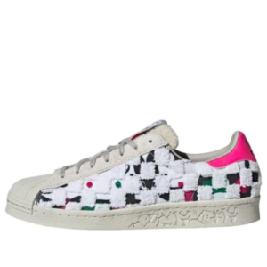 Giay Adidas Superstar 80s x Han Meilin 'White Green' ID4384