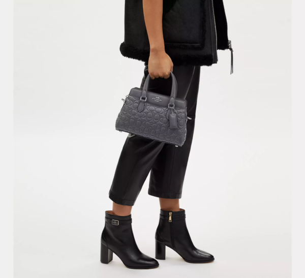 Túi Coach Mini Darcie Carryall Signature 'Industrial Grey' CM050-SVQ9R - Hình ảnh 3