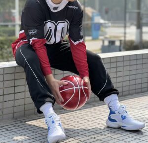 Giay Lining Power 8 Mid 'White Blue' ABPS073-2