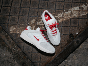 Giay Nike Sb Vertebrae 'White Bone Red' FD4691-100
