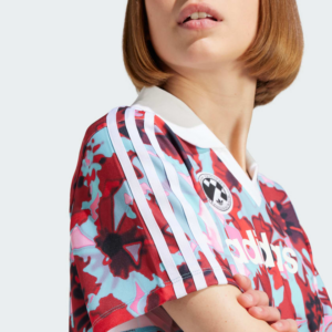 Ao Adidas Allover Print Short Sleeve Jersey 'Red' IR9808