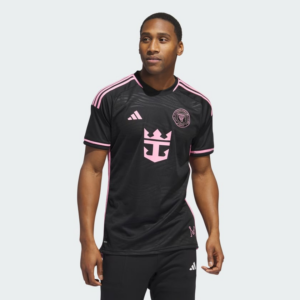 Ao Adidas Inter Miami CF 23/24 Messi Away Jersey 'Black Pink' JE9745
