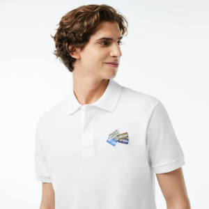 Ao Lacoste Classic Fit Cotton Pique Polo 'White' PH2052-001