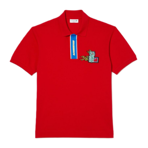 Ao Lacoste Regular Fit Cotton Polo Shirt 'Red' PH1465-240