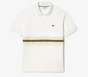Ao Lacoste Striped 'Pattern Color Mixed White' PH1132-70V