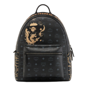 Balo MCM x Bape Stark LNY 'Black' MMKESVE05BK001