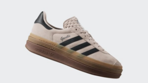 Giay Adidas Gazelle Bold 'Wonder Quartz Black Gum' IE0429