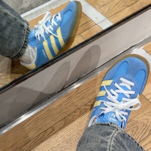 Giay Adidas Gazelle Indoor 'Blue Burst Yellow' IE2960