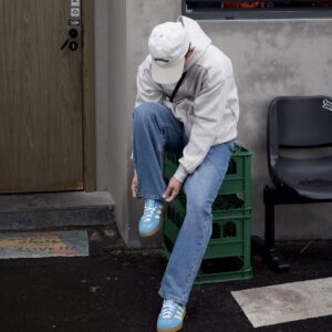 Giay Adidas Gazelle Indoor 'Blue Burst Yellow' IE2960