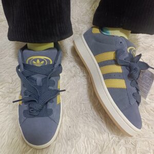 Giay Adidas Originals Campus Low 'Grey Yellow' ID6138