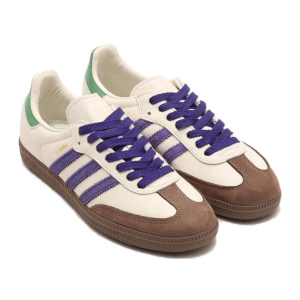 Giày Adidas Samba OG 'Off White Core Purple' ID8349 - Hình ảnh 4