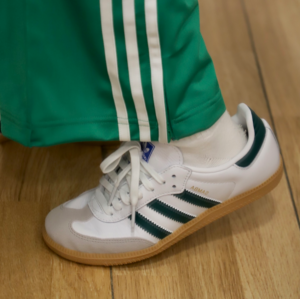 Giay Adidas Samba OG ‘White Collegiate Green Gum’ IE3437