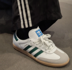 Giay Adidas Samba OG ‘White Collegiate Green Gum’ IE3437