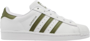 Giay Adidas Superstar 'White Focus Olive' HP5501