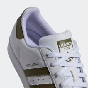 Giay Adidas Superstar 'White Focus Olive' HP5501