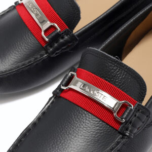 Giay Lacoste Ansted 319 Loafers 'Black Red' 7-38CMA00841B5