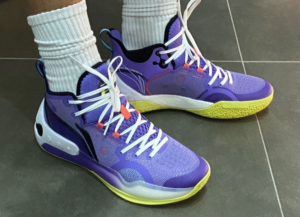 Giay Lining Yushuai 16 Mid 'Purple Yellow' ABAS053-2