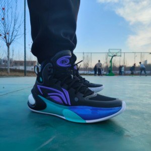 Giay Lining Yushuai 17 High Premium Boom 'Black Purple' ABAT043-9