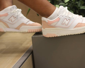 Giay New Balance 550 Big Kid 'Pink Sand White' GSB550CD