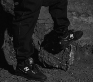 Giay New Balance x Atmos NB 550 'Black in Black' BB550ATM