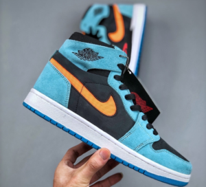 Giay Nike Air Jordan 1 High Zoom CMFT 2 'Aqua Citrus' DV1307‑408