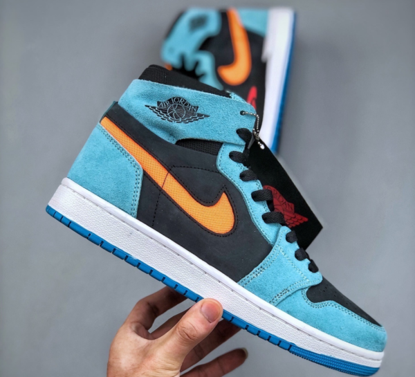 Giày Nike Air Jordan 1 High Zoom CMFT 2 'Aqua Citrus' DV1307‑408 - Hình ảnh 4