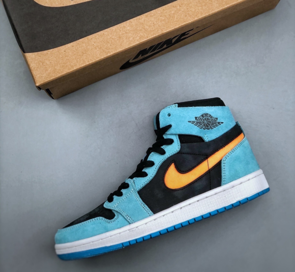 Giày Nike Air Jordan 1 High Zoom CMFT 2 'Aqua Citrus' DV1307‑408 - Hình ảnh 3