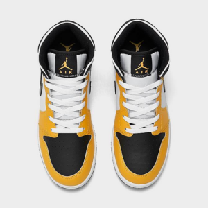 Giay Nike Air Jordan 1 Mid GS 'Yellow Ochre' DQ8423-701