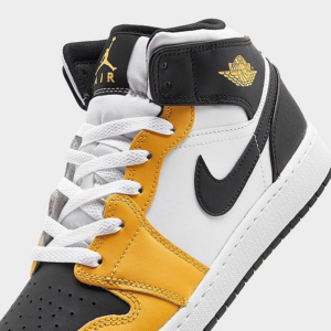 Giay Nike Air Jordan 1 Mid GS 'Yellow Ochre' DQ8423-701