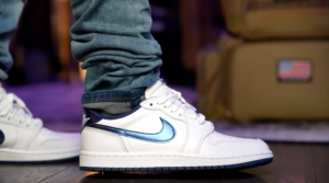 Giay Nike Air Jordan 1 Retro Low 85 ‘Metallic Blue’ FB9933-141