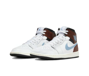 Giay Nike Air Jordan 1 Retro Mid SE 'Brown Blue Grey' FQ7831-142