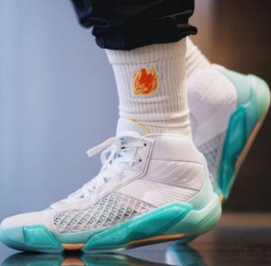 Giay Nike Air Jordan 38 PF x Guo Ailun 'White Jade' FD0585‑100