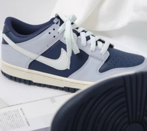 Giay Nike Dunk Low GS 'Grey Midnight Navy' FB9109-002