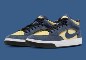 Giay Nike SB React Leo 'Blue Gold' DX4361-400