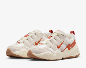 Giay Nike Tech Hera Low 'White Orange' FQ8107‑133