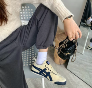 Giay Onitsuka Tiger Mexico 66 Paraty 'Natural Navy' TH342N-0250