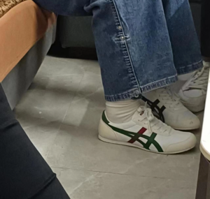 Giay Onitsuka Tiger Track Trainer 'White Green' D318N-100