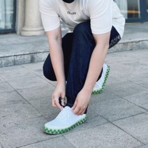 Giay Vans Authentic 'White Green' VN0A5KRDAVD