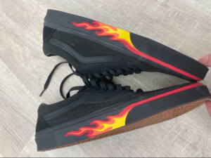 Giay Vans Old Skool 'Flame Wall' VN0A38G1Q8Q