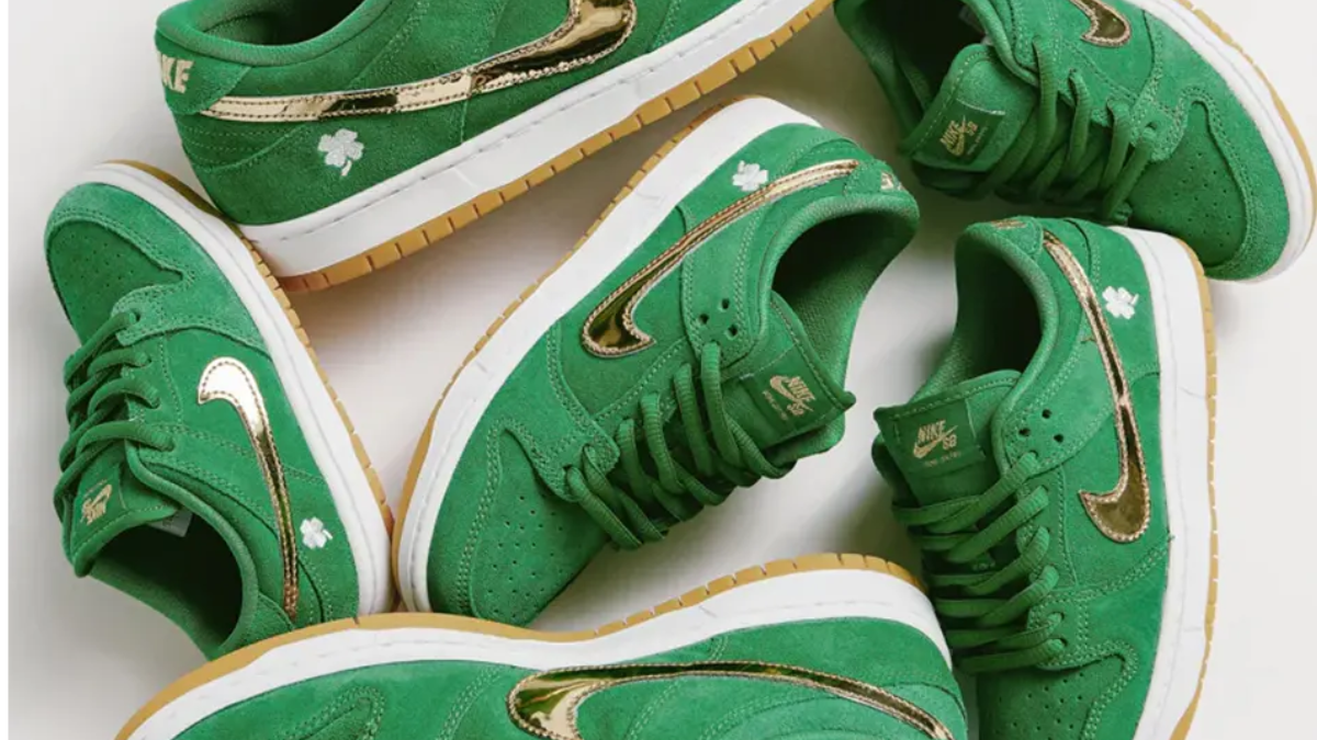 Nhung doi giay the thao mau xanh la Shamrock tot nhat