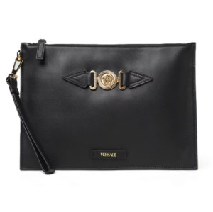 Tui Versace Medusa Leather Pouch 'Black' 10062431A03190